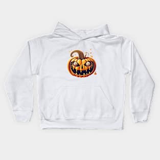 Vintage Halloween Pumpkin 2023. Halloween 2023 Kids Hoodie